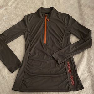Women’s Harley Davidson 3/4 zip top